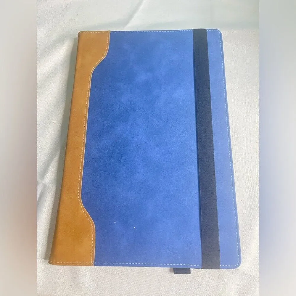 Beefed blue and‎ brown case cover compatible with Lenovo yoga